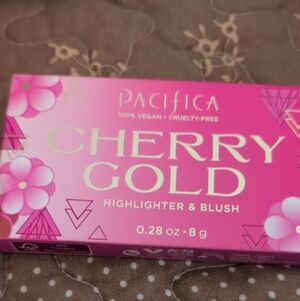 Pacifica Cherry Gold Highlighter & Blush - Pink and Gold